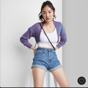 Target High Rise Mom Shorts Wild Fable NWT